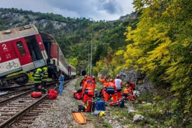 Два пасажирських потяги зіткнулися у Словаччині: багато поранених, чи є серед них українці (відео)