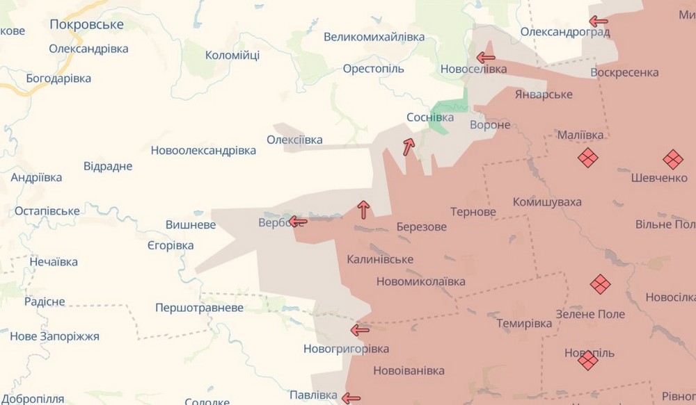 Обстановка на фронті 21 жовтня: ворог просунувся на Дніпропетровщині і Запоріжжі, втратив 1130 солдатів за добу