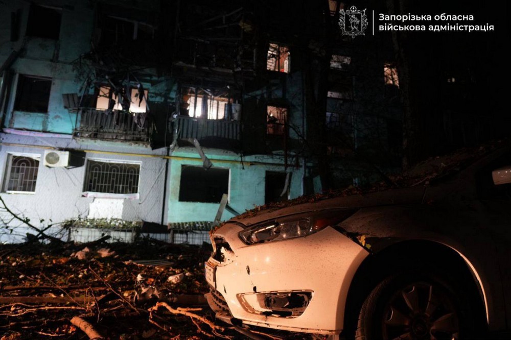 Масований удар по Запоріжжю 22 жовтня: фото, відео