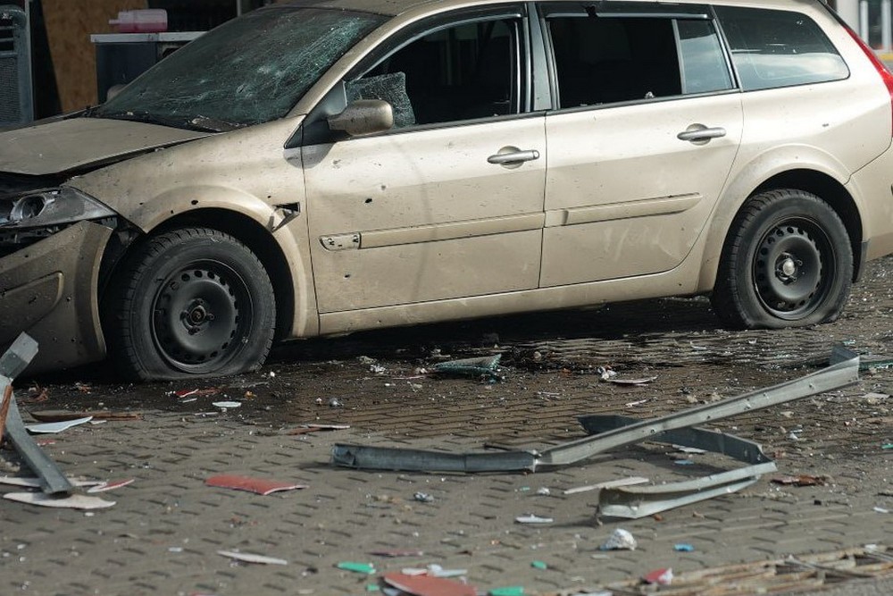 Удар по АЗС у Сумах