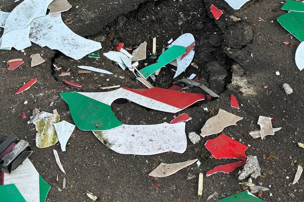 Удар по АЗС у Сумах