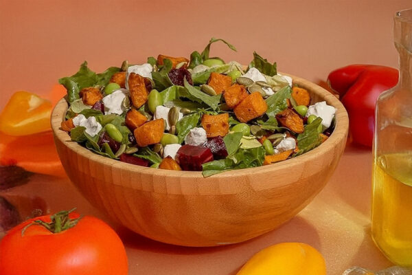 Салат із запеченим буряком і гарбузом