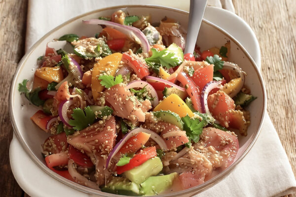 Рецепт дня: «Грузинський салат з горіховою заправкою» 3 Рецепт дня: «Грузинський салат з горіховою заправкою»