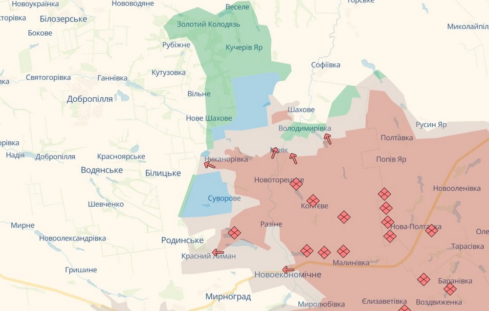 Обстановка на фронті 5 листопада: Сили Оборони відкинули ворога біля Шахового, окупанти просунулися на Дніпропетровщині, Харківщині і Донеччині
