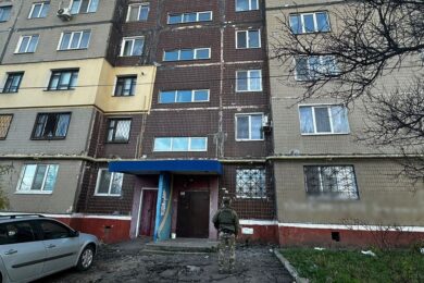 Одна людина загинула, п’ятеро поранені, пошкоджено об’єкт критичної інфраструктури – ворог обстріляв 6 населених пунктів Донеччини