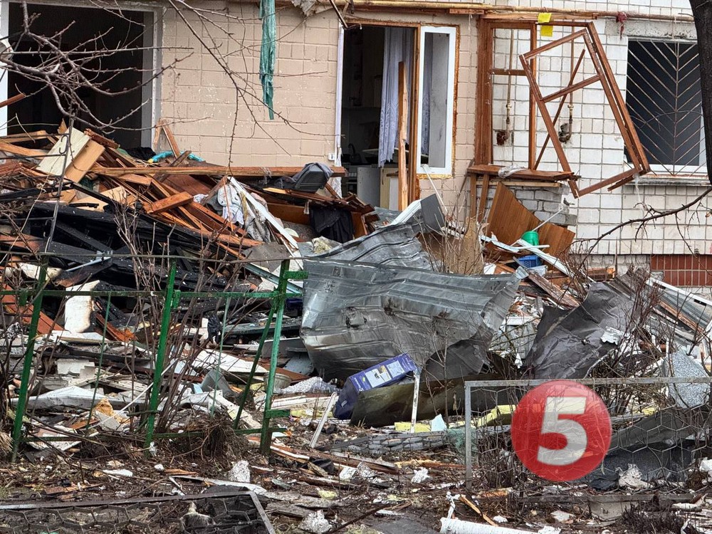 Фото наслідків атаки на Київщину