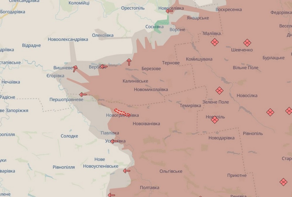 Обстановка на фронті 2 листопада: ворог окупував село на Запоріжжі, ЗСУ відкинули росіян на Донеччині Обстановка на фронті 2 листопада: ворог окупував село на Запоріжжі, ЗСУ відкинули росіян на Донеччині