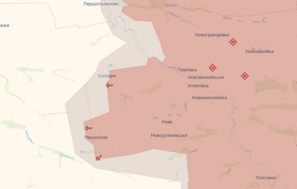 Обстановка на фронті 14 листопада: ворог окупував село на Харківщині, просунувся на Запоріжжі, втратив 1 040 солдатів за добу