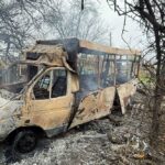 «Маршрутка вигоріла вщент» – ворожий дрон влучив у «Газель» у Краматорському районі, є поранені