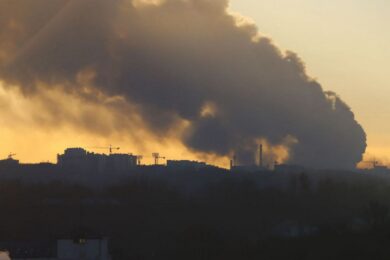 Задимлення у Львові після атаки: