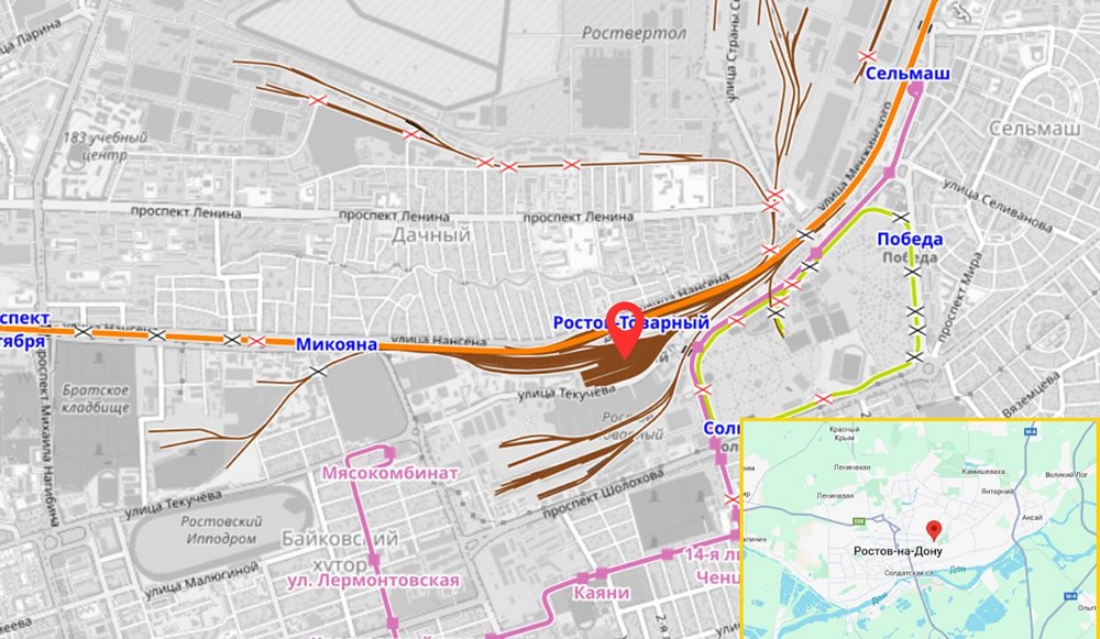 Окупанти влаштували диверсію в Ростові в знак протесту РФ
