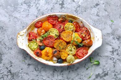 Рецепт дня: «Салат із запечених овочів» для ситної вечері