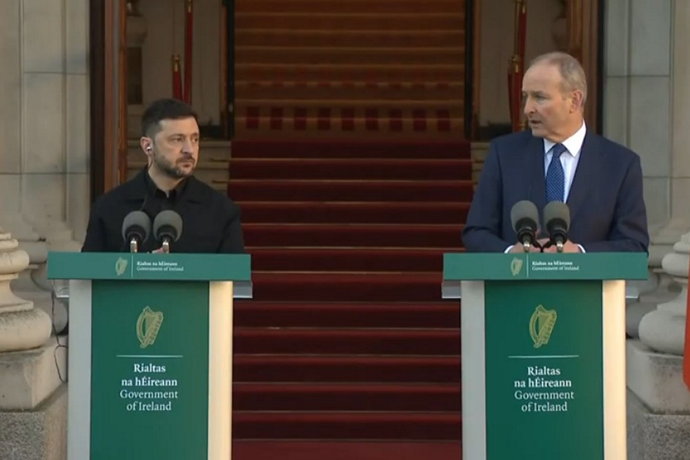 «20 пунктів мирного плану США готові. Деякі речі ще треба опрацювати»  – заяви Зеленського під час візиту до Ірландії