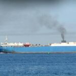 ССО та “Чорна іскра” уразили два російські судна у Каспійському морі: там перевозили зброю і техніку