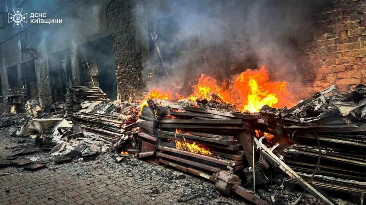 Фото наслідків атаки на Київщину Фото наслідків атаки на Київщину