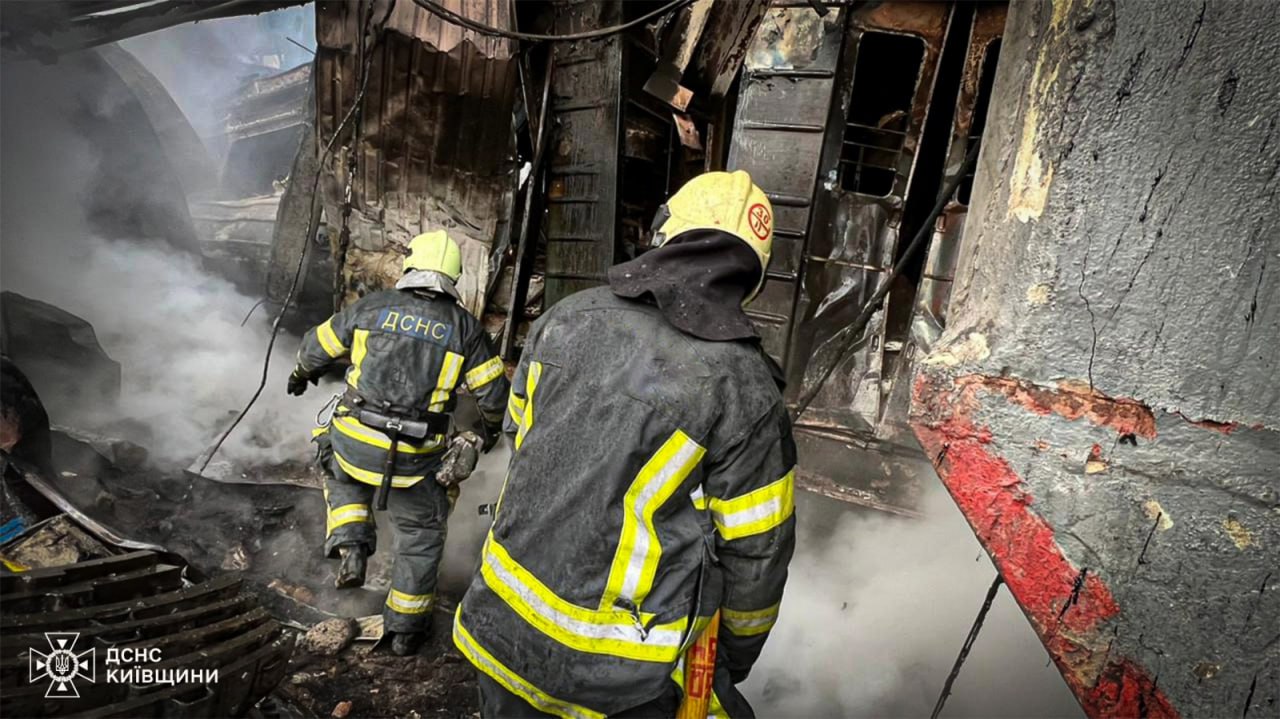 Фото наслідків атаки на Київщину Фото наслідків атаки на Київщину