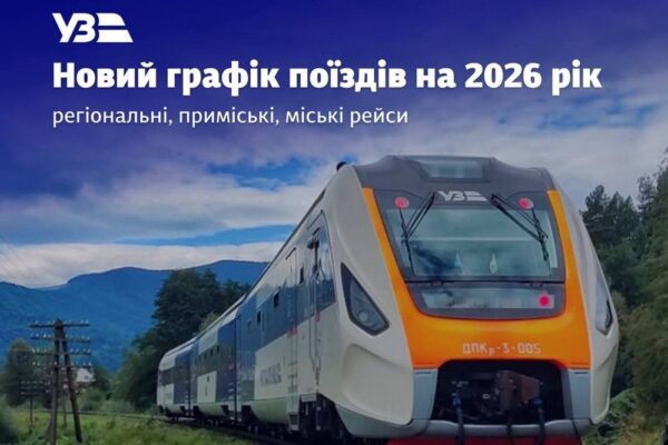 З 14 грудня Укрзалізниця вводить новий графік поїздів – що відомо