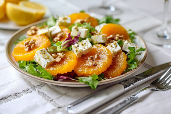 Рецепт дня: «Зимовий салат з хурмою і мандаринами»