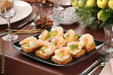 Рецепт дня: «Канапе з креветками»