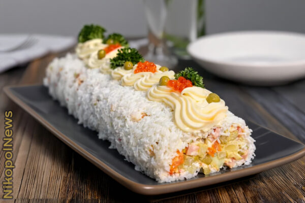 Рецепт дня: «Олів'є у вигляді рулету» - звична страва по-новому