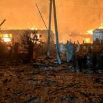 Нічна повітряна атака 25 січня: удар по ангару з зерном, підприємствам, житловій інфраструктурі (фото)