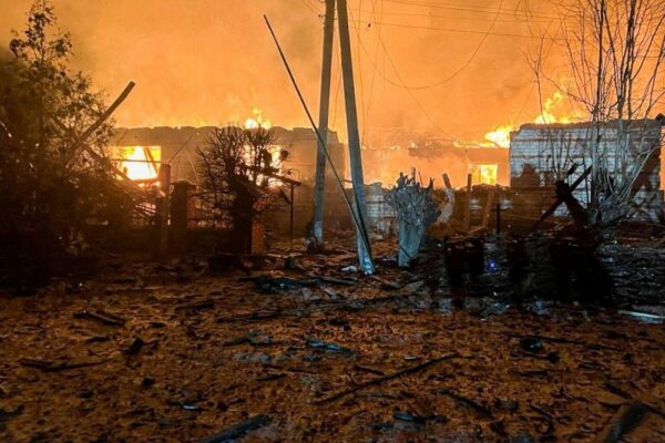 Нічна повітряна атака 25 січня: удар по ангару з зерном, підприємствам, житловій інфраструктурі (фото)