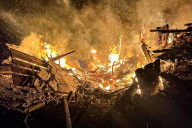 Нічна повітряна атака 15 січня