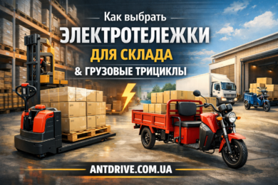 Как выбрать электротележки для склада и грузовые трициклы