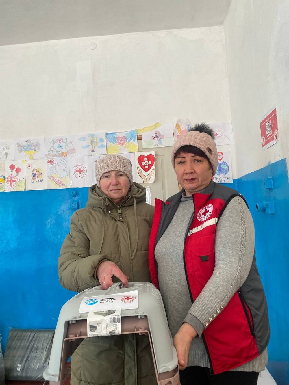 Допомога для тварин деяких ВПО на Хмельниччині – можна отримати переноски, наповнювачі та захист від паразитів