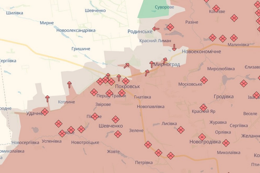 лінію зіткнення у Покровську лінію зіткнення у Покровську