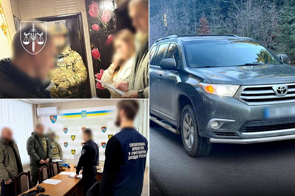 Посадовець ТЦК на Рівненщині зажадав Toyota Highlander за зняття з розшуку військовозобов’язаного – йому повідомили про підозру 1 Посадовець ТЦК на Рівненщині зажадав Toyota Highlander за зняття з розшуку військовозобов’язаного – йому повідомили про підозру