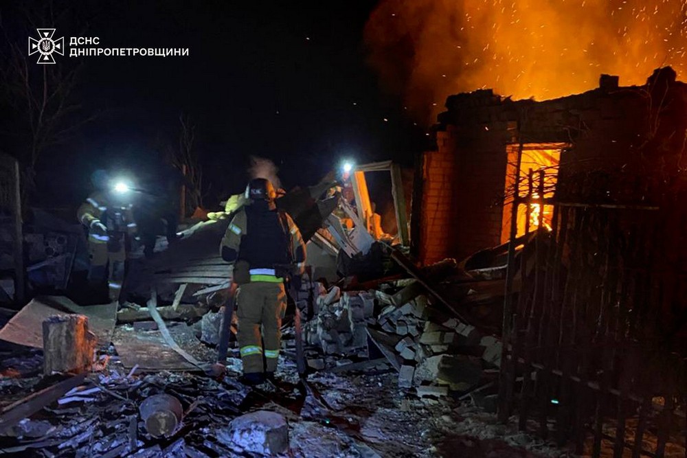 Фото наслідків атаки на Дніпропетровщину