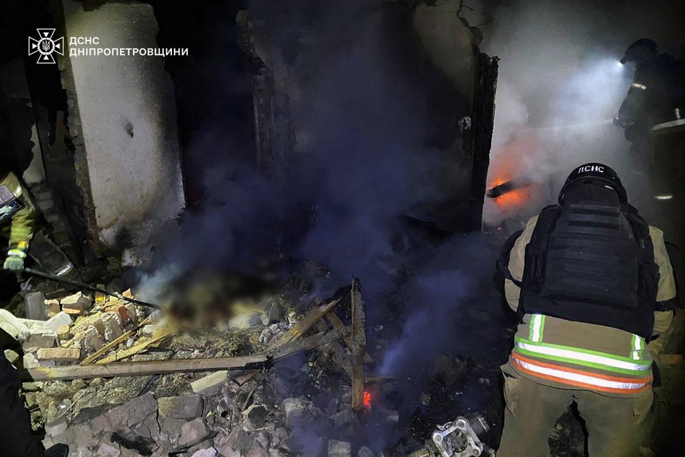 Фото наслідків атаки на Дніпропетровщину