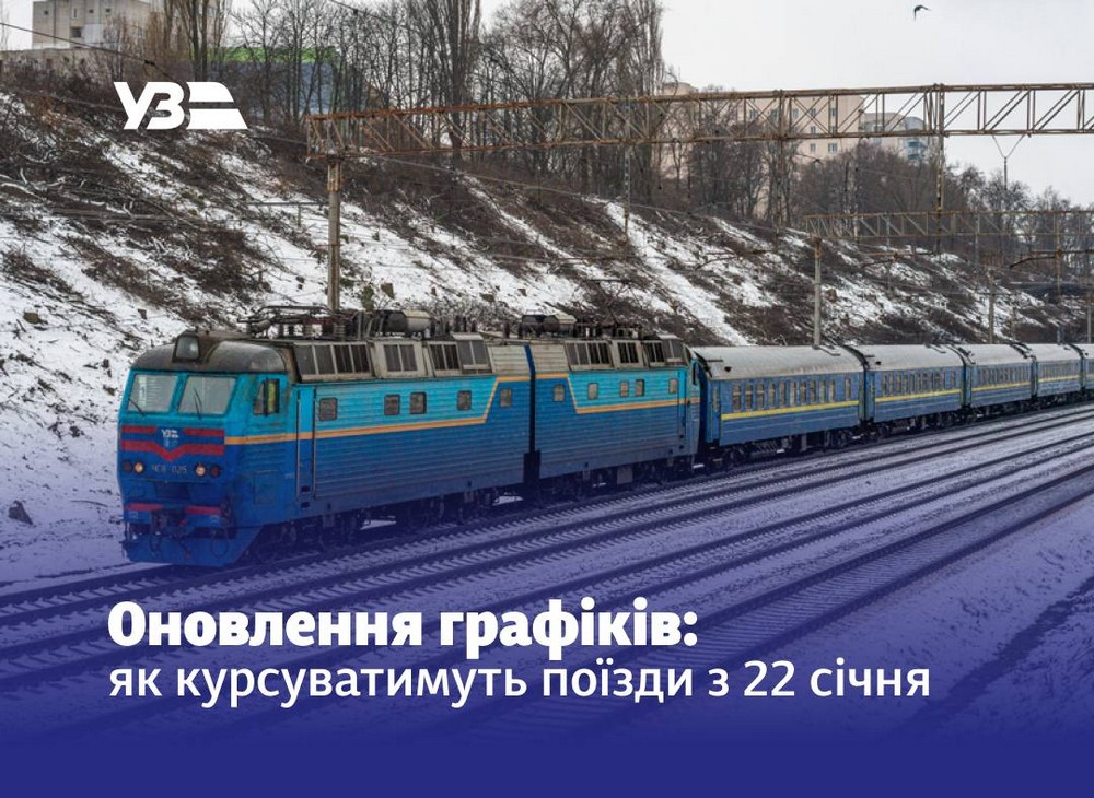 Від сьогодні понад 200 потягів Укрзалізниці курсують за оновленим графіком Від сьогодні понад 200 потягів Укрзалізниці курсують за оновленим графіком