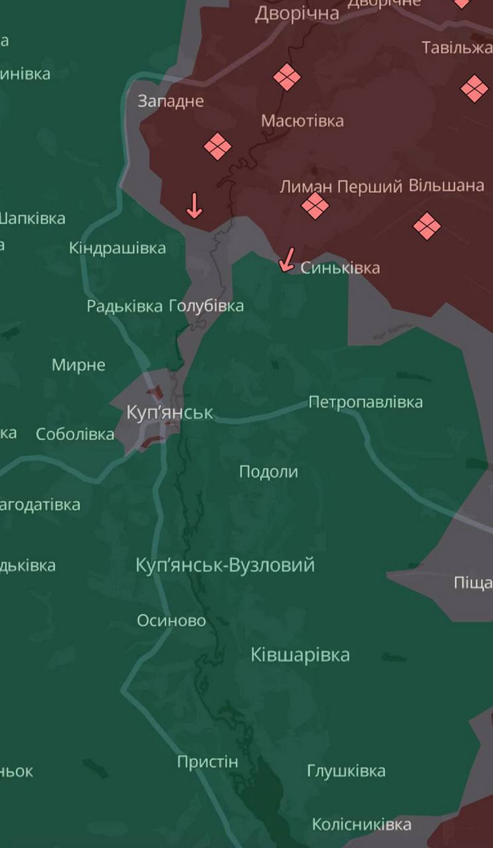 У ЦПД не підтвердили заяви Герасимова про "захоплення" Куп’янська-Вузлового У ЦПД не підтвердили заяви Герасимова про "захоплення" Куп’янська-Вузлового