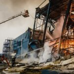 Нічна повітряна атака 30 січня: є поранений, виникли масштабні пожежі – все, що відомо (фото, відео)