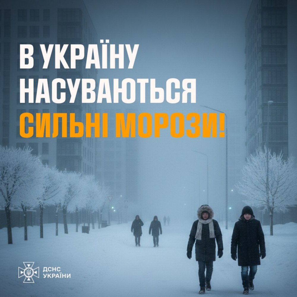 Третій рівень небезпеки! Морози до 30 градусів сунуть в Україну
