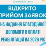 Допомога на реабілітацію дітей від фонду «Мрію Жити» -відкрито прийом заявок