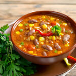 Рецепт дня: «Гострий квасолевий суп із фаршем і перцем чилі»