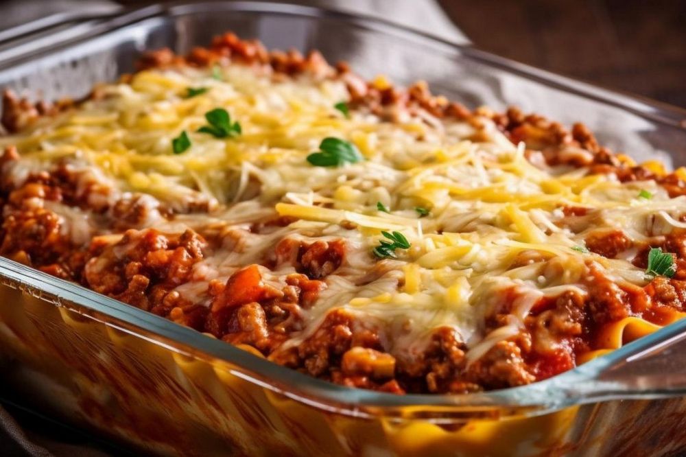 Мексиканська запіканка з м’ясом та овочами