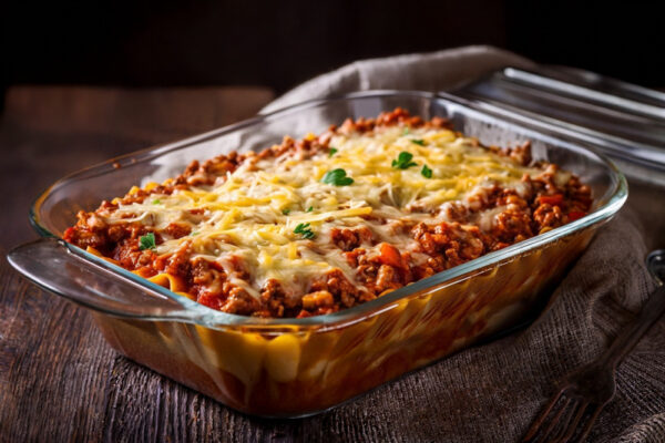 Мексиканська запіканка з м’ясом та овочами