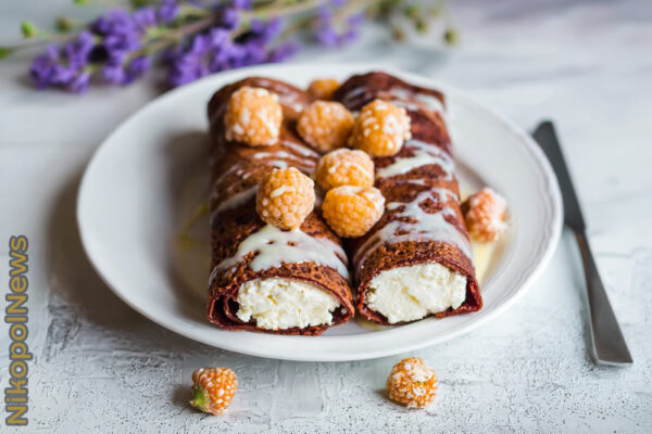 Рецепт дня: «Шоколадні млинці з какао»