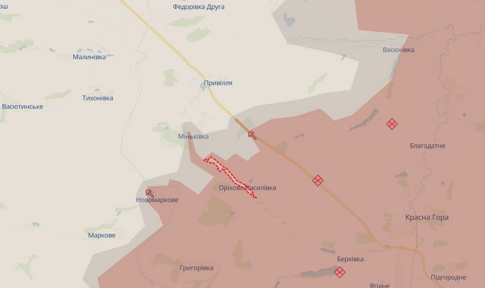 Обстановка на фронті 28 січня: ворог активно тисне на Запоріжжі, окупував Оріхово-Василівку, просунувся поблизу неї, втратив 690 солдатів за добу