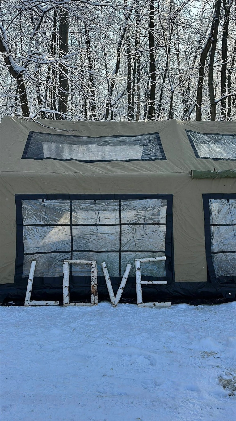 Можна зігрітися у Києві: 10 лютого працюватиме безкоштовна мобільна суха баня