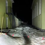 На хлопчика впала снігова брила