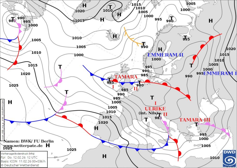 погода в Україні 12 лютого 2