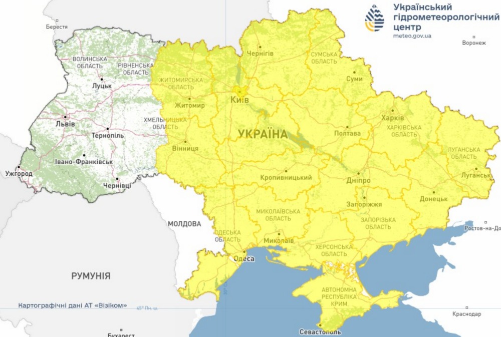 погода в Україні 16 лютого 2