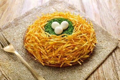 Рецепт дня: салат “Гніздо глухаря”