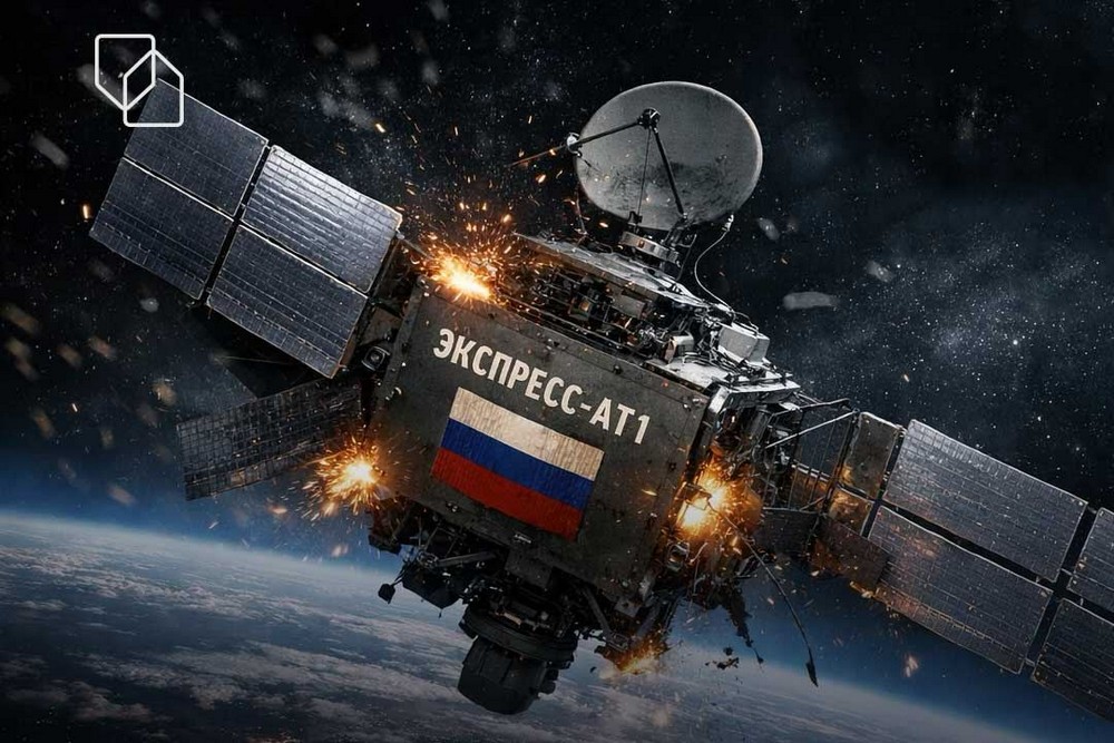 У росії раптово зламався супутник, який транслював пропаганду на окуповані території України 1 У росії раптово зламався супутник, який транслював пропаганду на окуповані території України