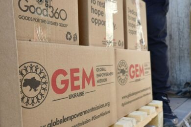 Гуманітарна допомога у Сумах від GEM – можна отримати продуктові набори